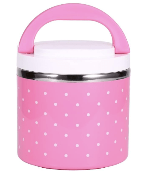CHICIRIS Lunch Storage Box, 1 Layer Thermal Lunch Box, Food Container for Work Picnic Pink - Image 2